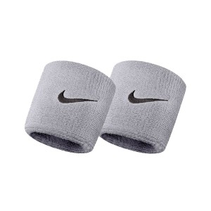 Nike Swoosh  2 Τεμαχια Unisex Περικαρπια Γκρι