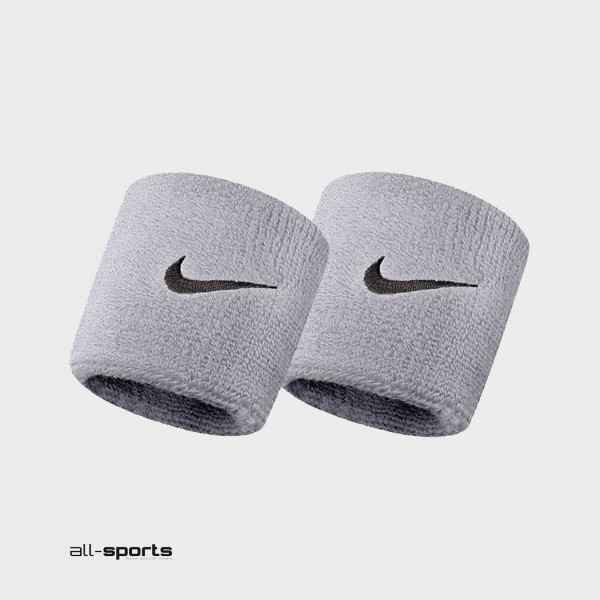 Nike Swoosh Tennis Wristband Γκρι