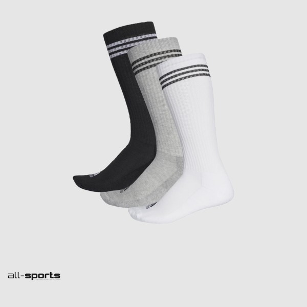 Adidas 3-Stripes Knee Socks 3 Pairs 