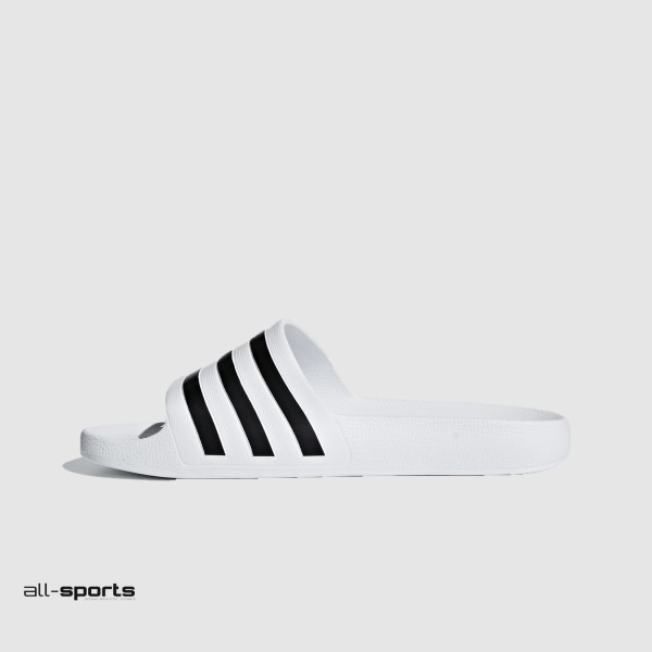 Adidas Adilette Aqua 10 Slip On Unisex Παντοφλες Λευκο - Μαυρο