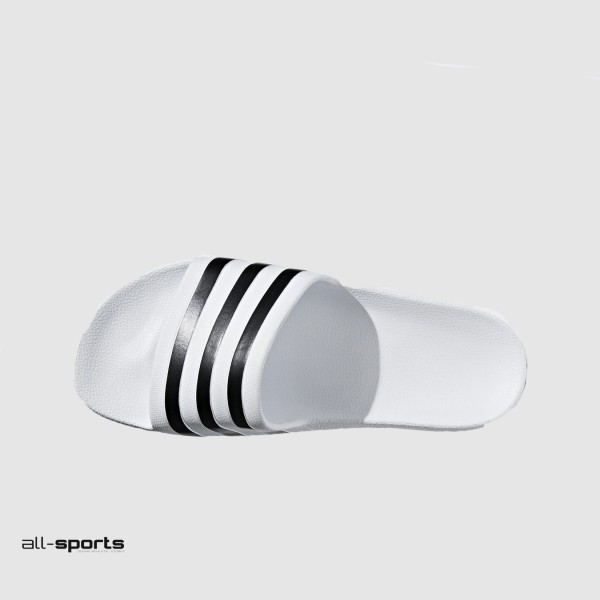 Adidas Adilette Aqua 10 Slip On Unisex Παντοφλες Λευκο - Μαυρο