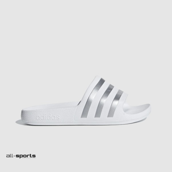 Adidas Adilette Aqua K Λευκο - Ασημι