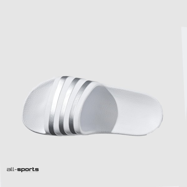 Adidas Adilette Aqua K Λευκο - Ασημι