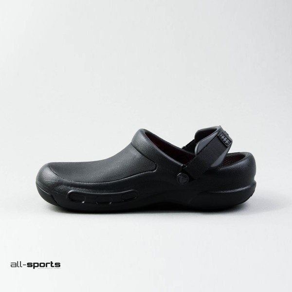 Crocs Bistro Pro Work Lite Ride Clog Unisex Σαμπο Μαυρο - Πορτοκαλι