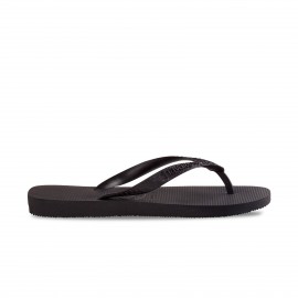 Havaianas Top Logo Flip Flops Unisex Σαγιοναρες Μαυρες