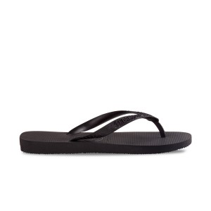 Havaianas Top Logo Flip Flops Unisex Σαγιοναρες Μαυρες