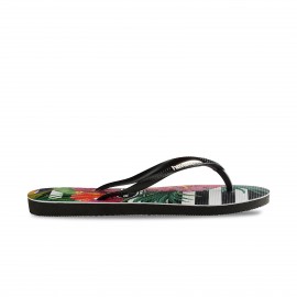 Havaianas Slim Tropical Prints Γυναικειες Σαγιοναρες Πολυχρωμες