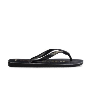Havaianas LogoMania Flip Flops Unisex Παντοφλες Μαυρο - Καμο