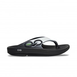 Oofos Ooriginal Sport Sandal Μαυρο - Λευκο
