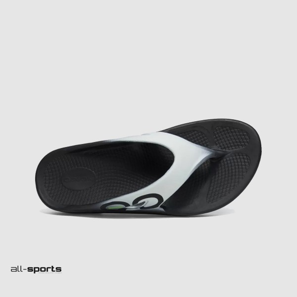 Oofos Ooriginal Sport Sandal Μαυρο - Λευκο