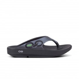 Oofos Ooriginal Sport Unisex Παντοφλες Μαυρο - Γκρι 