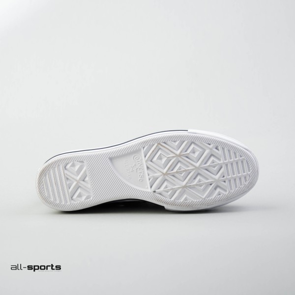 Converse All Star Lift Clean Leather Γυναικειο Παπουτσι Μαυρο