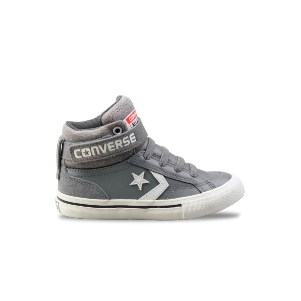 Converse Pro Blaze Strap Hi Γκρι - Λευκο