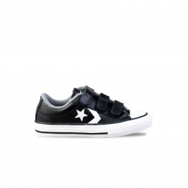 Converse One Star OX Δερματινο Μαυρο