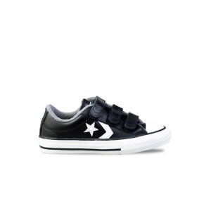 Converse One Star OX Δερματινο Μαυρο