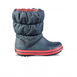 Crocs Winter Puff Boot Μπλε - Κόκκινο