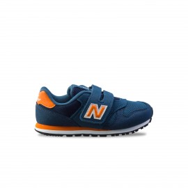 New Balance 373 K Παιδικο Παπουτσι Μπλε - Πορτοκαλι