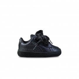Puma Basket Heart Holiday Glamour I Μαυρο