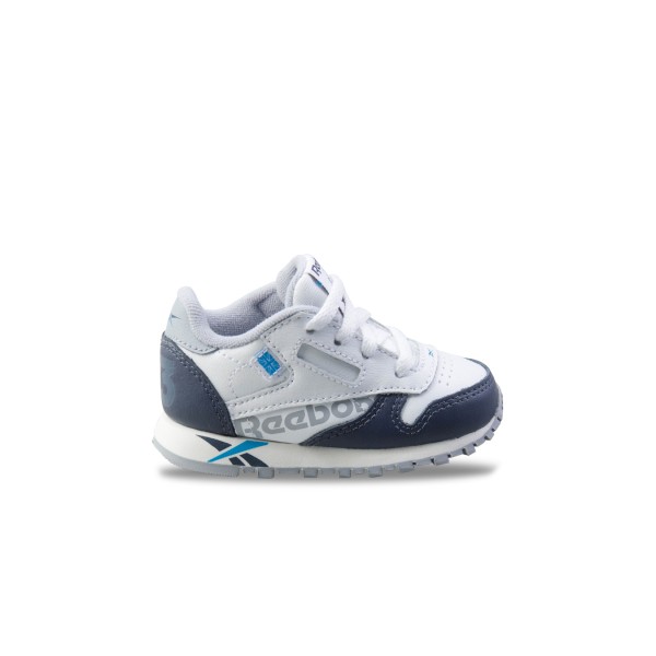 Reebok Classic Leather Λευκο - Μπλε