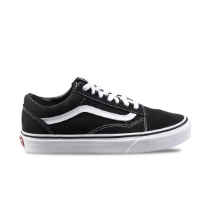 Vans Old Skool Unisex Παπουτσι Μαυρο - Λευκο 