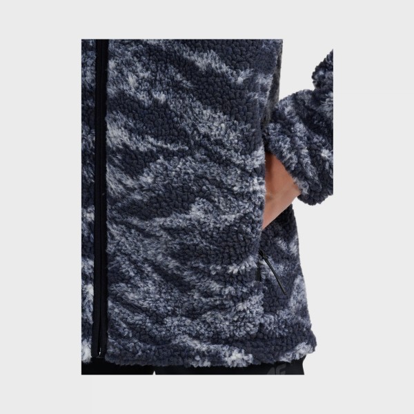 4F Casual Polar Fleece AOP Unisex Ζακετα Μπλε