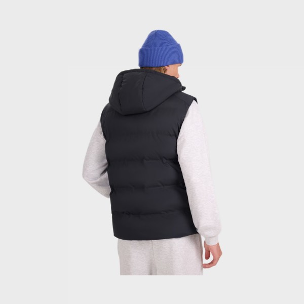 4F Casual Hooded Ανδρικο Αμανικο Μπουφαν Μαυρο