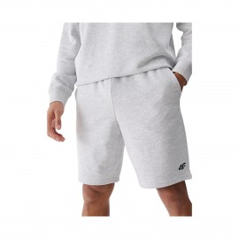 4F Sportstyle Mid Waist Small Logo Ανδρικη Βερμουδα Γκρι