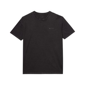 4F Everyday Casual Small Logo Oversized Ανδρικη Μπλουζα Μαυρη