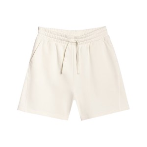 4F Sportstyle Loose Fit French Terry Γυναικειο Σορτσακι Ιβουαρ