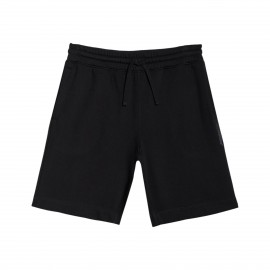4F Sportstyle French Terry Small Logo Knee Ανδρικη Βερμουδα Μαυρη