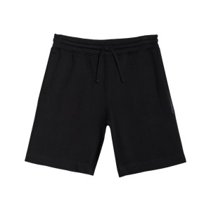 4F Sportstyle French Terry Small Logo Knee Ανδρικη Βερμουδα Μαυρη