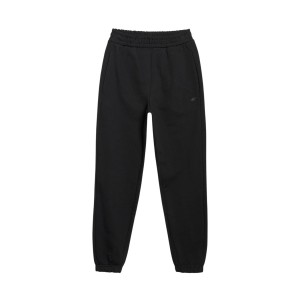 4F Sportstyle Oversized Mid Waist Tap Unisex Φορμα Μαυρη