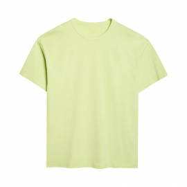 4F Loose Fit Hip Lenght Small Logo Unisex Μπλουζα Πρασινη