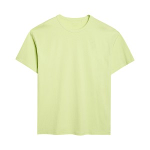 4F Loose Fit Hip Lenght Small Logo Unisex Μπλουζα Πρασινη