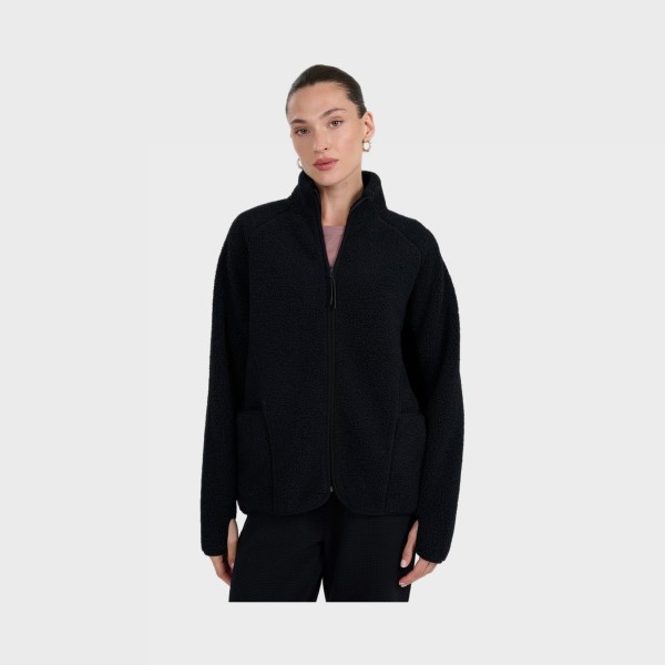 4F Sherpa Fleece With Stand Up Collar