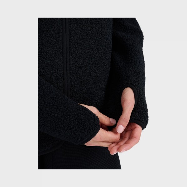 4F Sherpa Fleece With Stand Up Collar