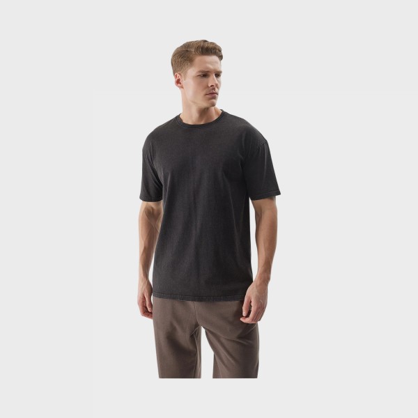 4F Everyday Casual Small Logo Oversized Tee