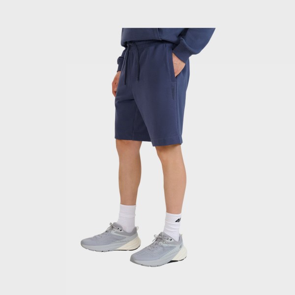 4F Sportstyle French Terry Small Logo Knee Shorts