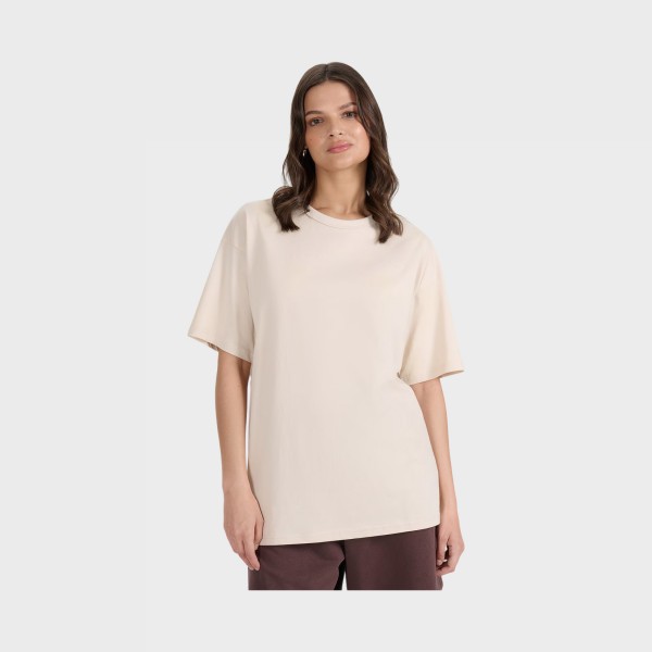 4F Loose Fit Hip Lenght Small Logo Unisex Tee