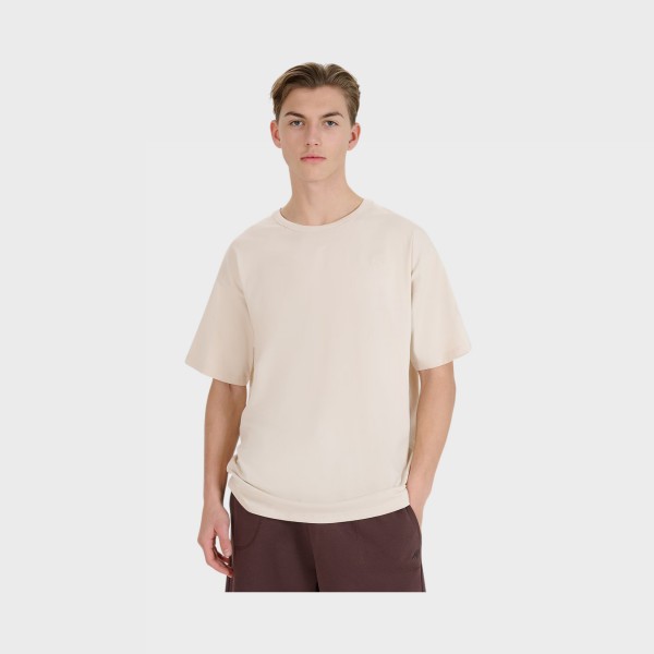 4F Loose Fit Hip Lenght Small Logo Unisex Tee