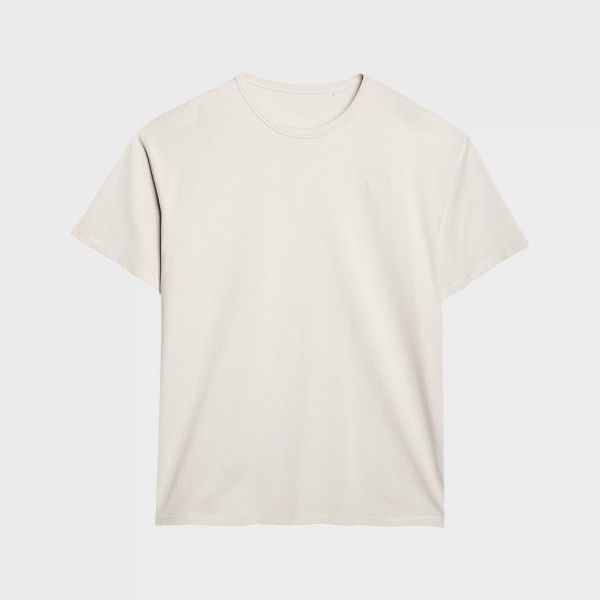 4F Loose Fit Hip Lenght Small Logo Unisex Tee