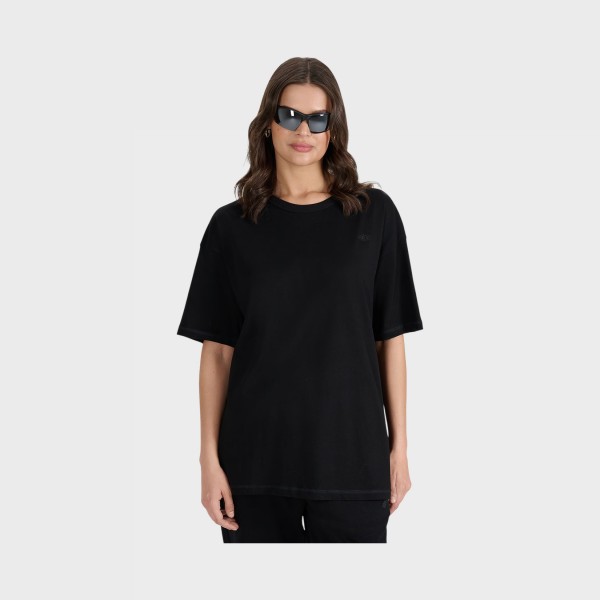 4F Loose Fit Hip Lenght Small Logo Unisex Tee