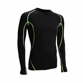 Avento Compression Long Sleeve Unisex Ισοθερμικη Μπλουζα Μαυρη