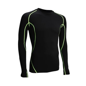 Avento Compression Long Sleeve Unisex Ισοθερμικη Μπλουζα Μαυρη