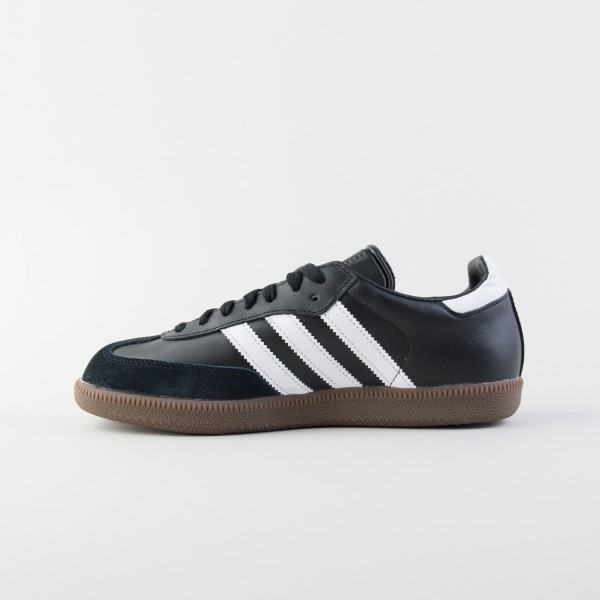 Adidas Samba Leather Sued Unisex Παπουτσι Μαυρο - Λευκο
