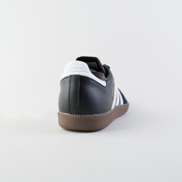 Adidas Samba Leather Sued Unisex Παπουτσι Μαυρο - Λευκο