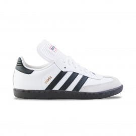 Adidas Samba Leather Sued Unisex Παπουτσι Λευκο