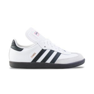 Adidas Samba Leather Sued Unisex Παπουτσι Λευκο