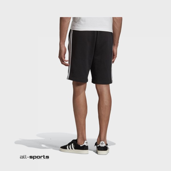 Adidas Originals 3 Stripes Sweat Ανδρικη Βερμουδα Μαυρη