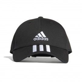 Adidas Baseball 3-Stripes Twill Unisex Καπελο Μαυρο